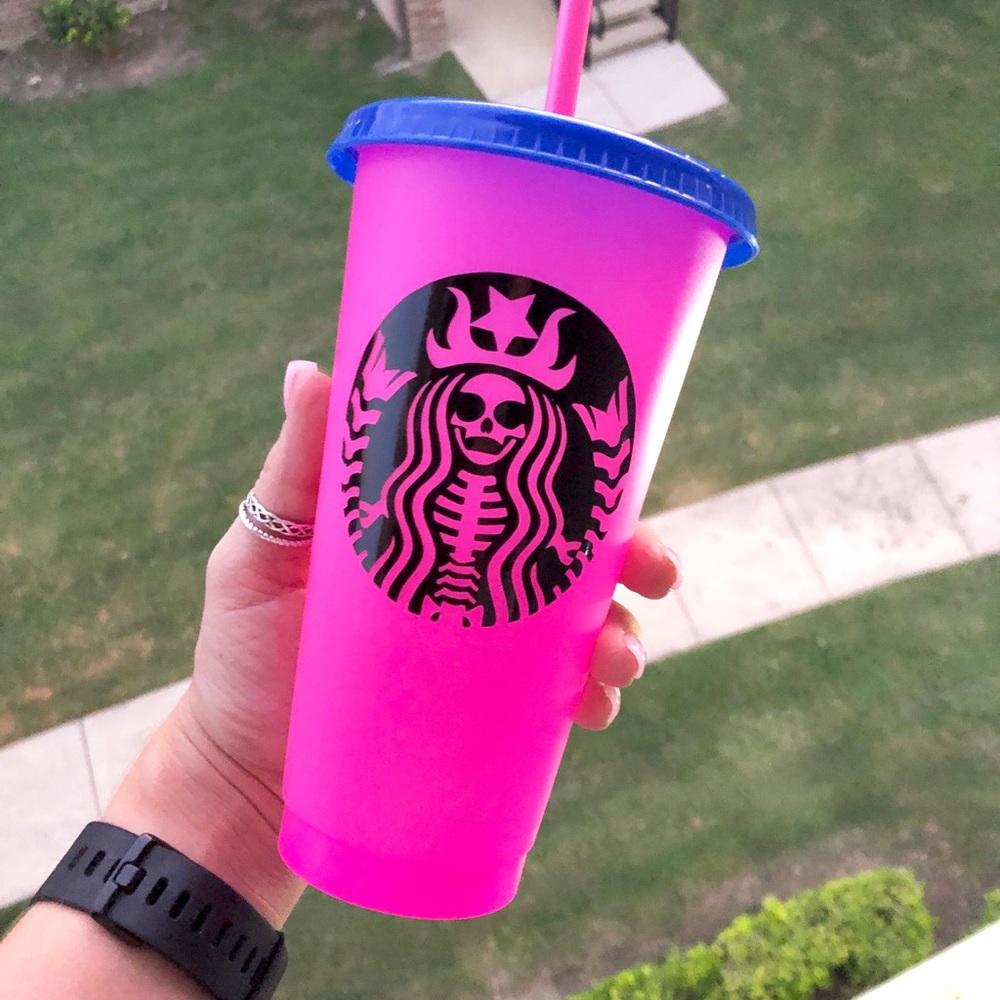 Color Changing Starbucks Inspired Cold Cup Tumbler
